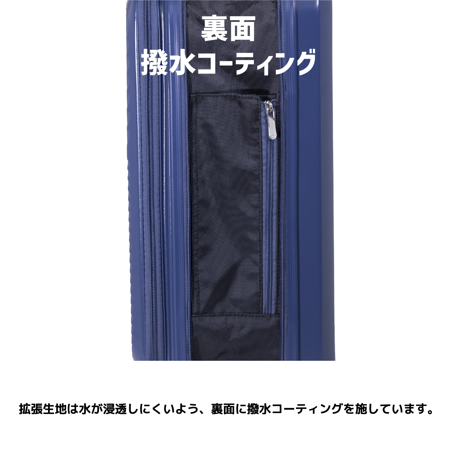 折りたたみキャリー第2弾!!今度は立てたまま使えるフロントオープンタイプ、Locobox2!! LC-5825-18 [3〜4泊] 38L