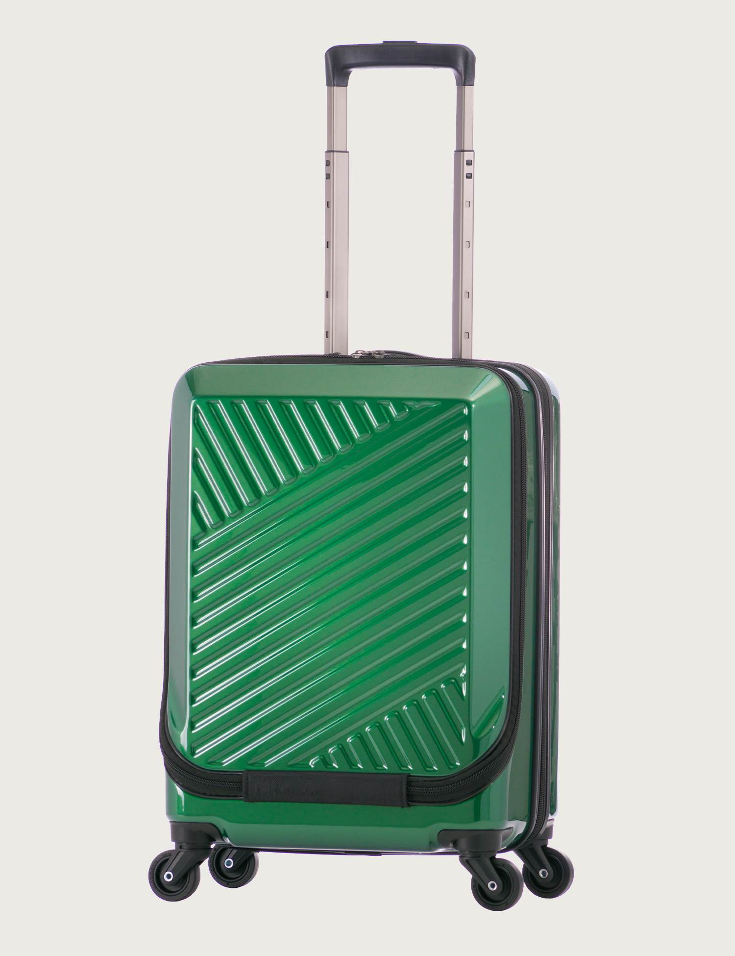 その他【色: Gray】[Bargiotti] フロントオープン スーツケース拡張機能