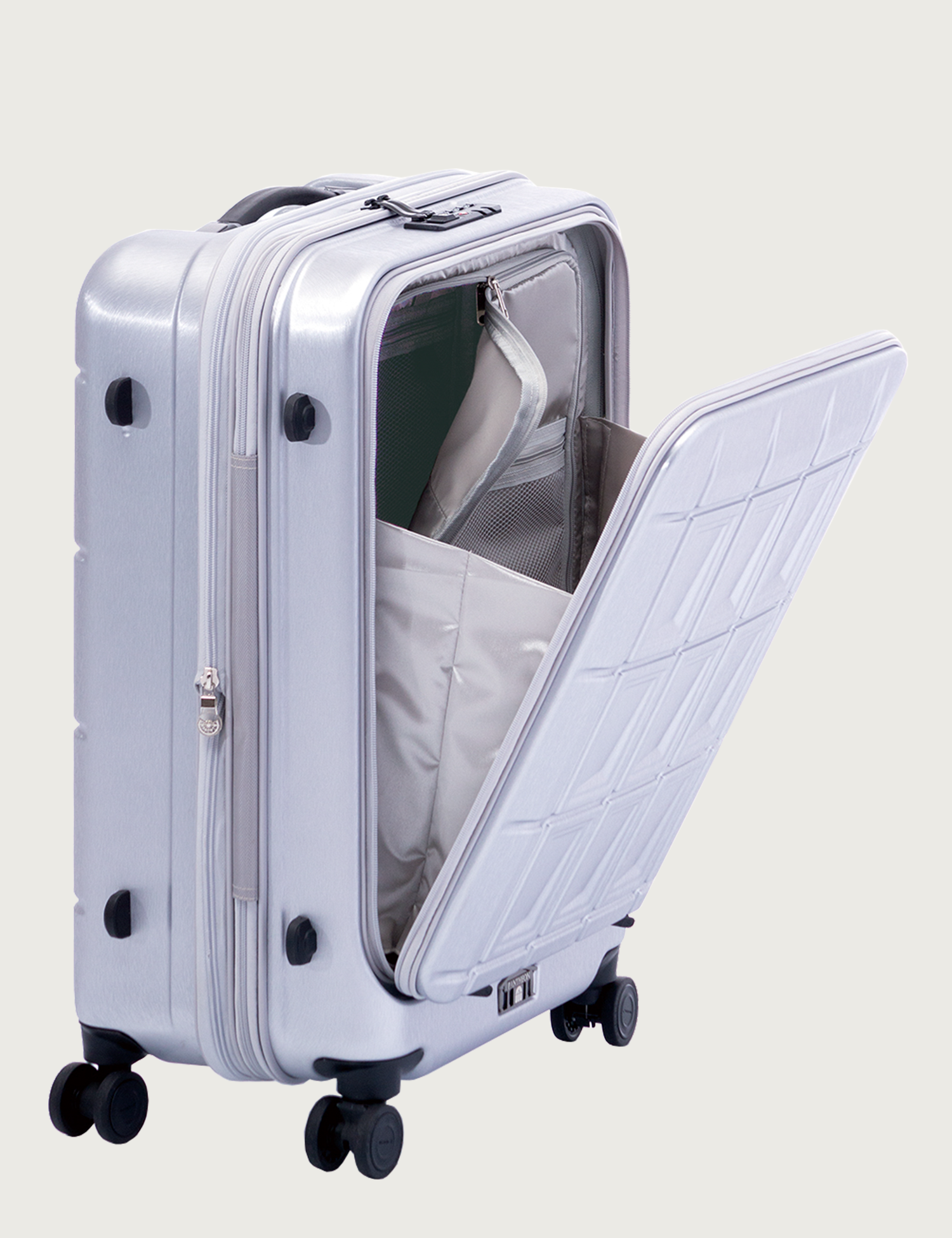 前輪ストッパー フロントオープン機能搭載 Pantheon アジア ラゲージ 公式サイト Asia Luggage