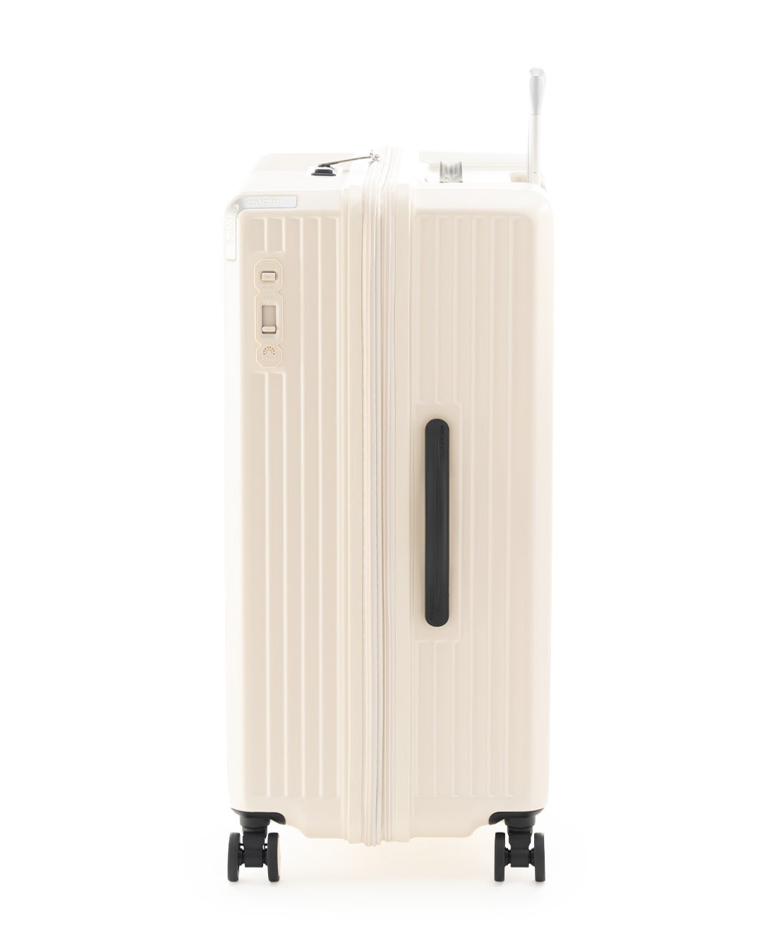 アジャスター付きE6～K6サイズボタンスーツ ベージュ系xストライプ柄 Solid Knight | スーツケース｜アジア・ラゲージ (Asia Luggage Inc