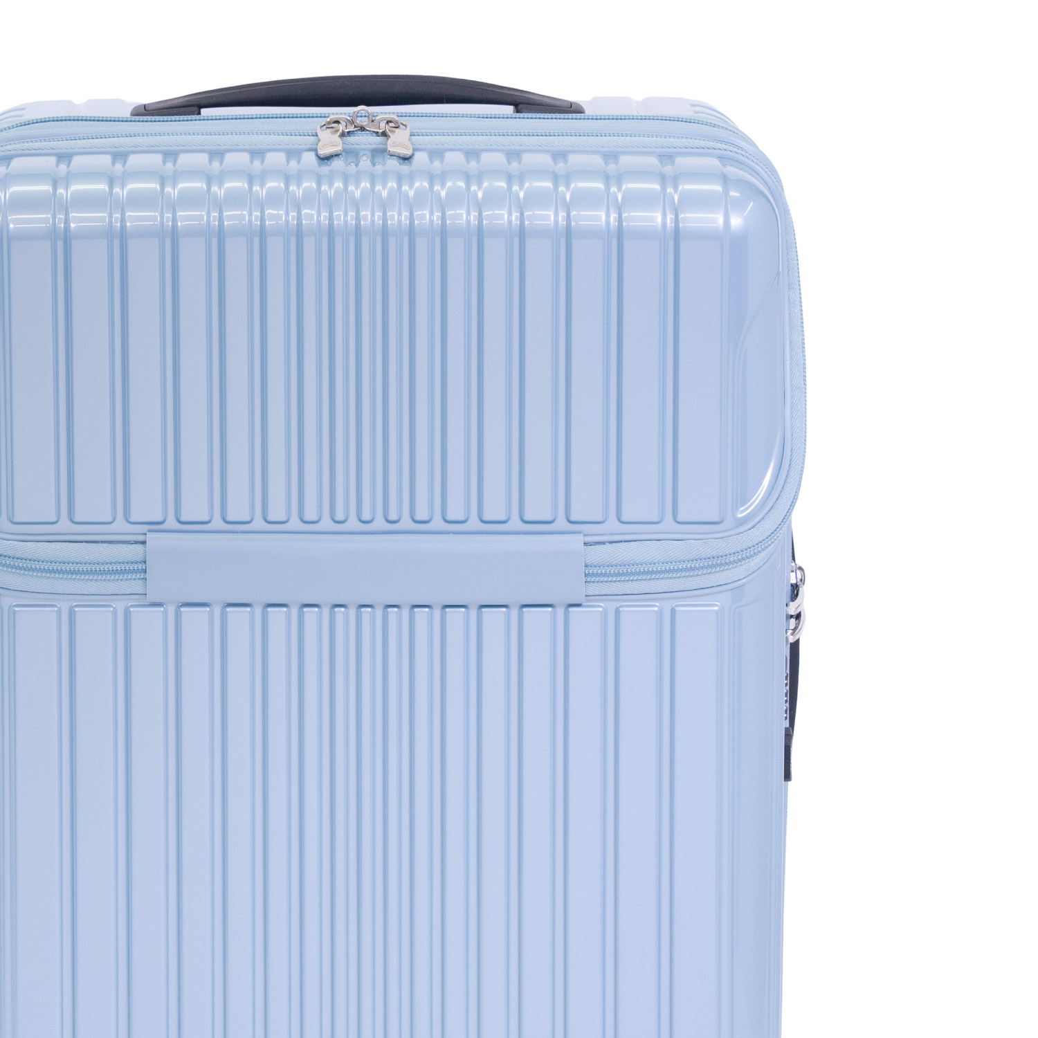 [ワイズリー] スーツケース 超軽量 ショック吸収・ストッパー機能双輪キャスター 抗菌防臭 TSAロック マチ拡張 約52〜58L cm ブラウン - 4