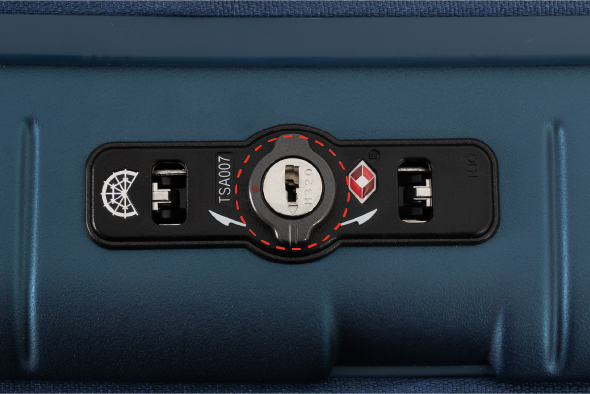 キーロック 2 in 1 ダブル型の使い方 | Asia Luggage | アジア